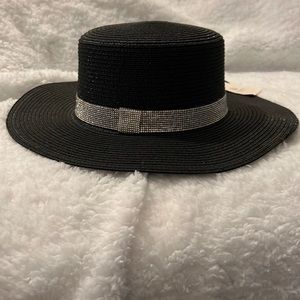 Brand New Sunshine & Sparkles Natural Straw Sun Hat